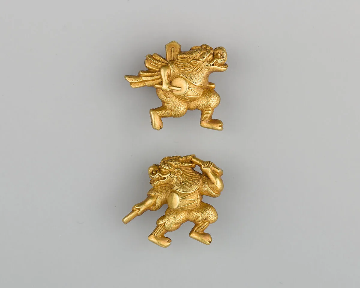 Pair of Sword-Grip Ornaments (Menuki) — Unknown