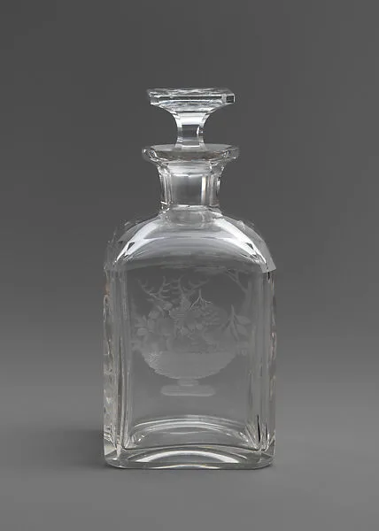 Cologne decanter — Louis Friedrich Vaupel|New England Glass Company