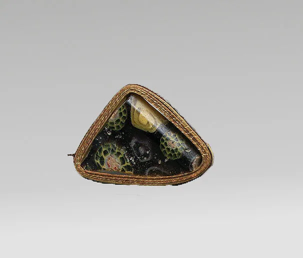 Glass mosaic carinated bowl fragment — Unknown