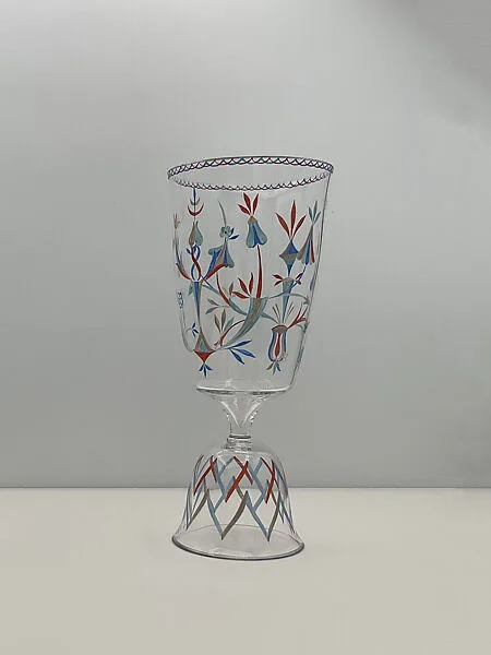 Double-cup glass — Maria Vera Brunner|Karlsbader Kristallglasfabriken A. G. Ludwig Moser & Söhn und Meyer’s Neffe|Josef Hoffmann