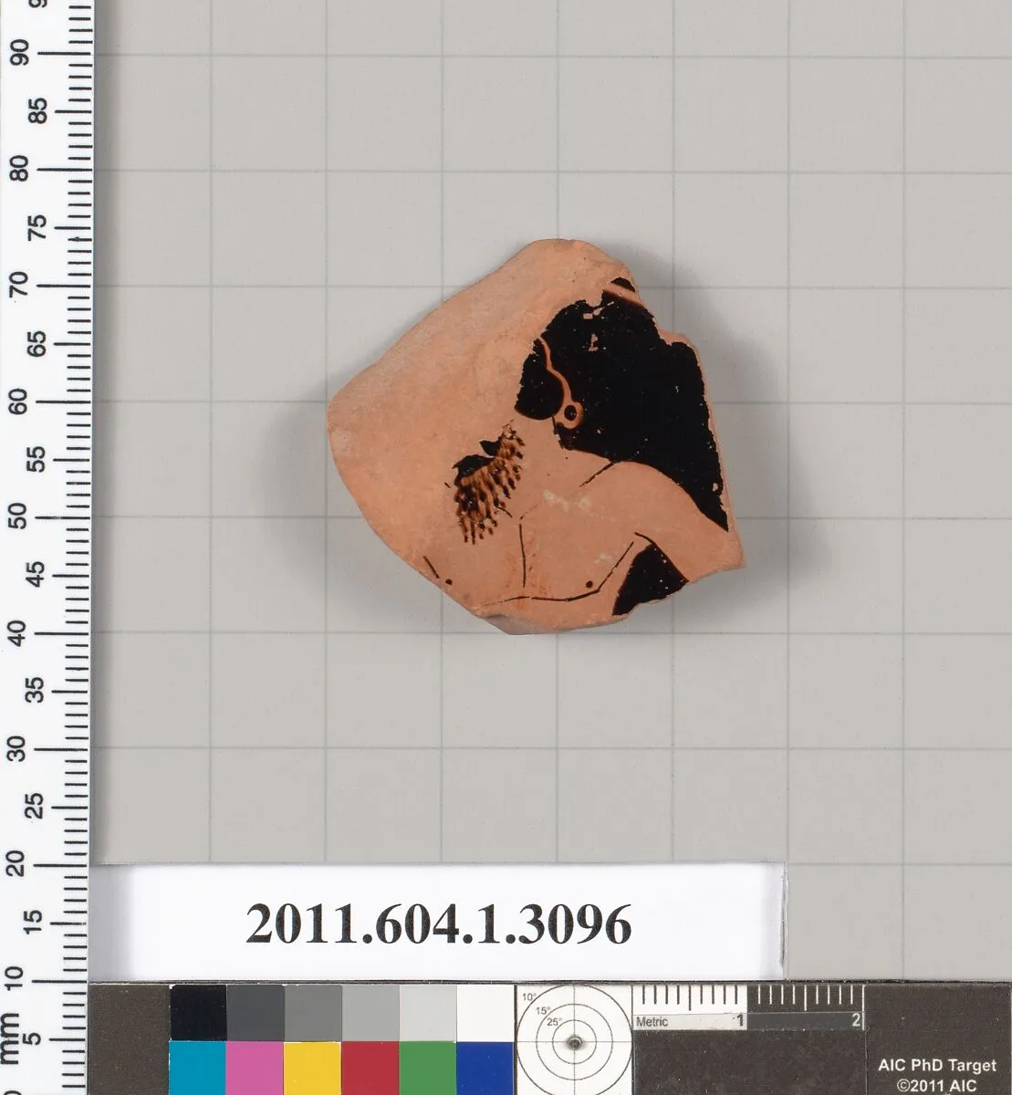 Terracotta fragment of a kylix (drinking cup) — Unknown