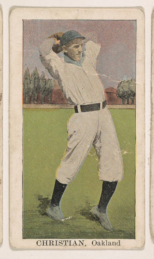 Christian, Oakland, from the Baseball Players series (D311), issued by the Pacific Coast Biscuit Company — Pacific Coast Biscuit Company