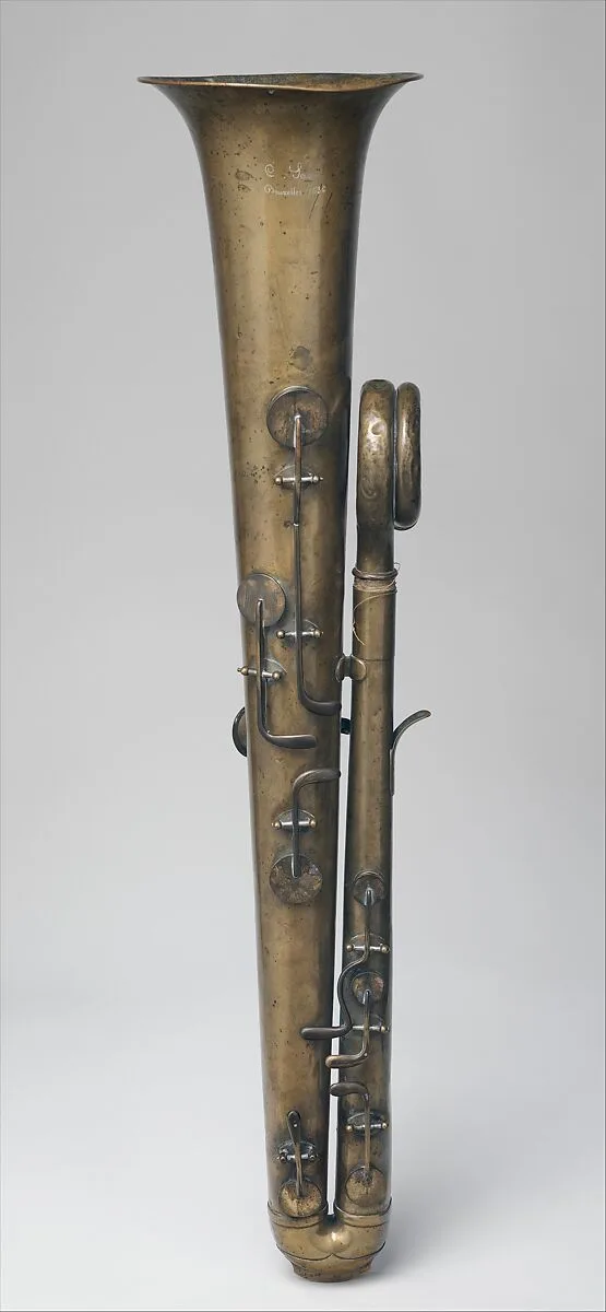 Tenor (Alto) Ophicleide in E-flat — Charles Joseph Sax