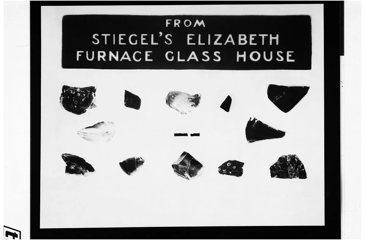 Glass Panel — Stiegel's Elizabeth Furnace