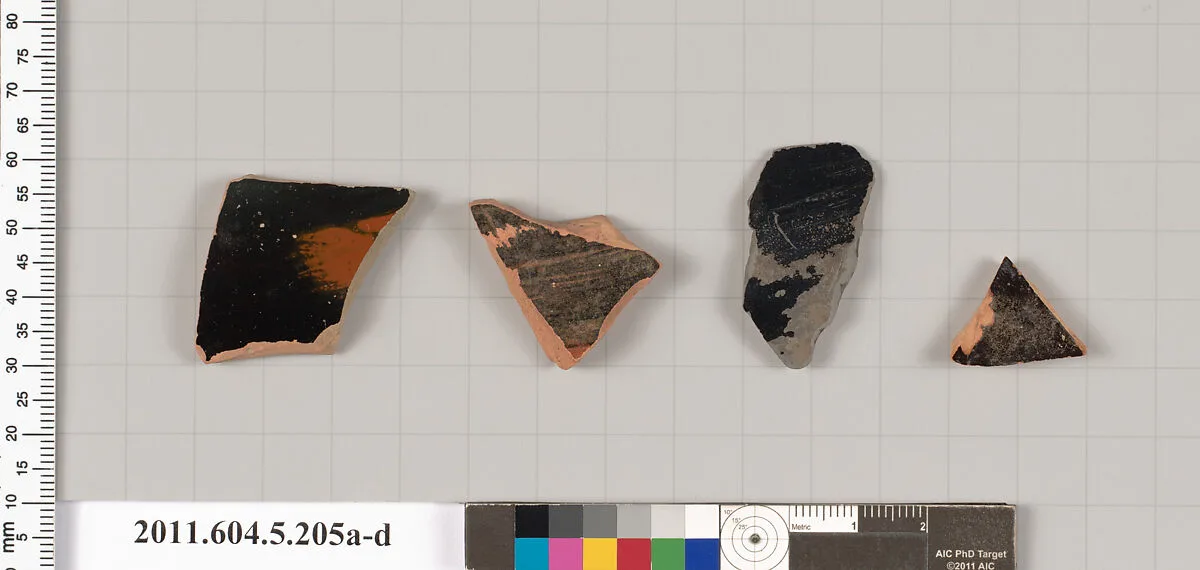 Terracotta fragments of kylikes (drinking cups) — Unknown