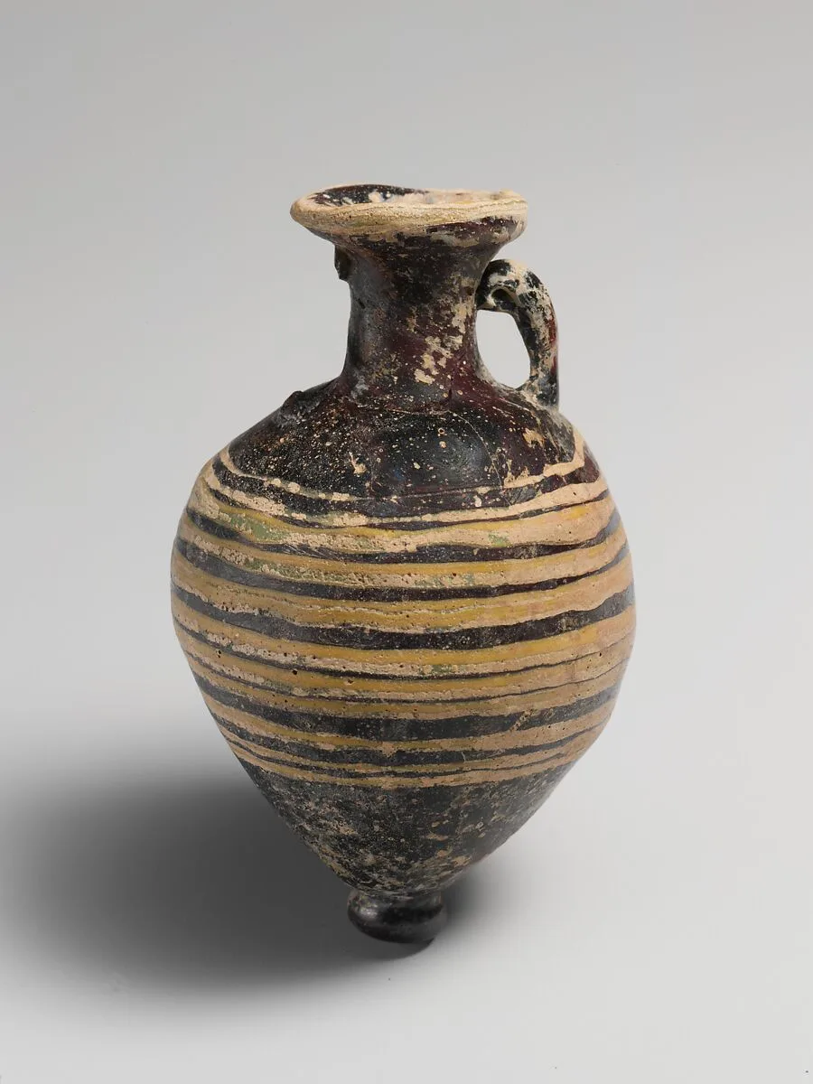 Glass amphoriskos (perfume bottle) — Unknown