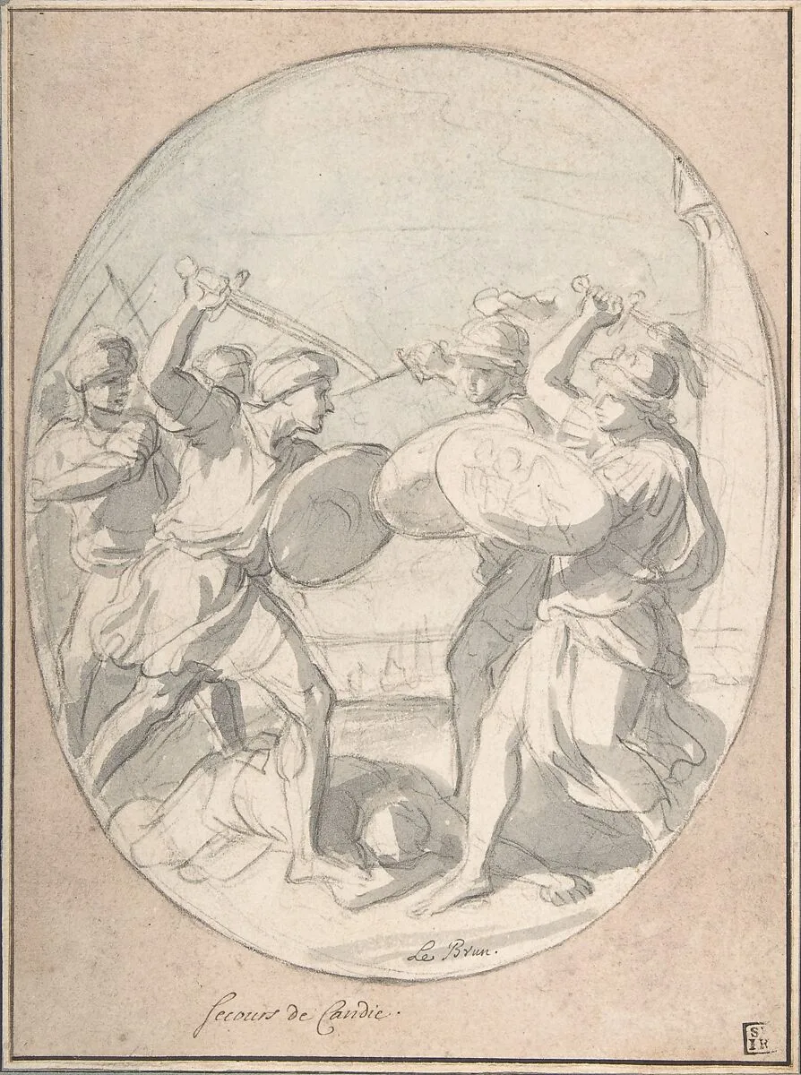 The Relief of Candia — Charles Le Brun
