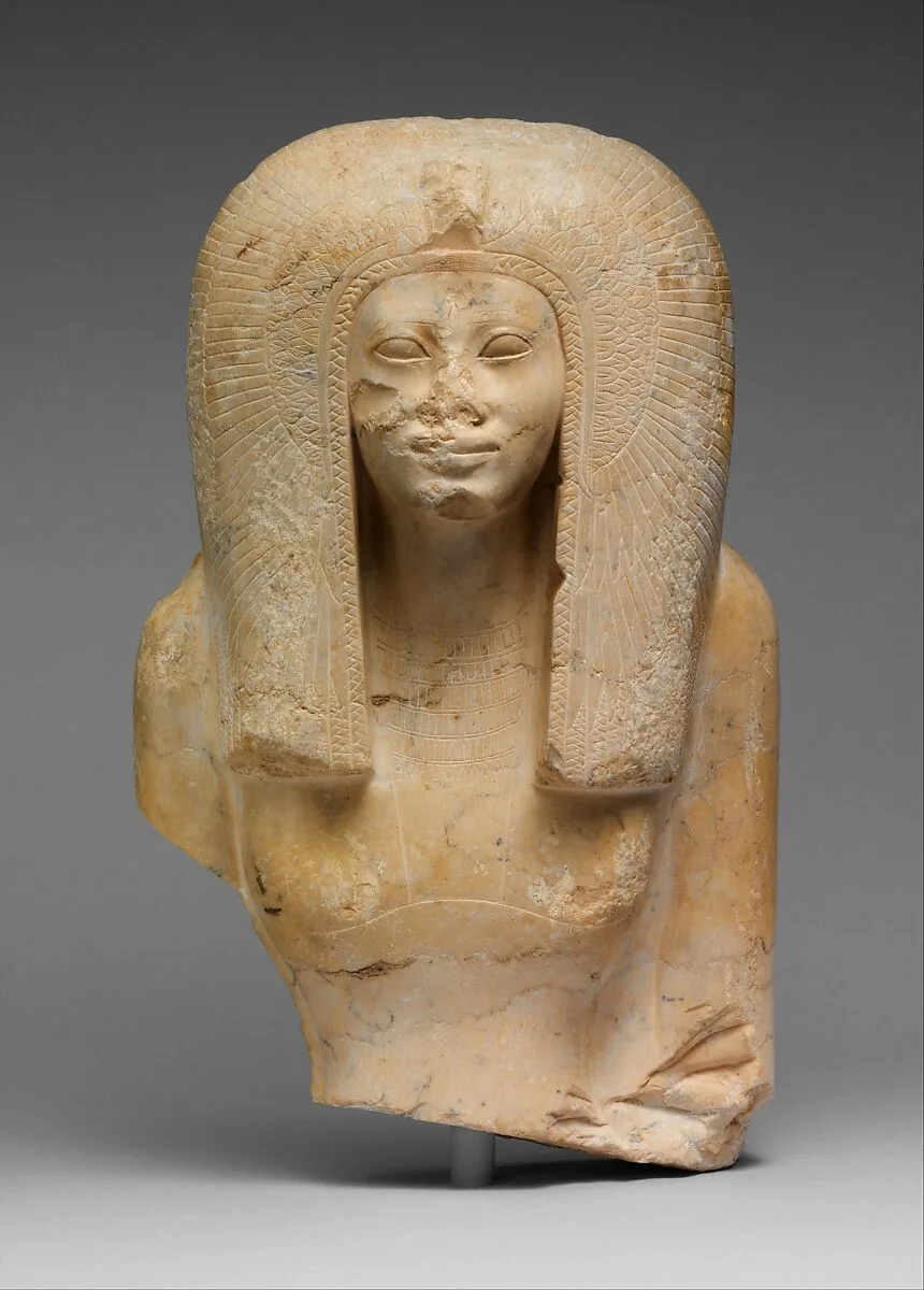 Upper Part of the Seated Statue of a Queen — Unknown