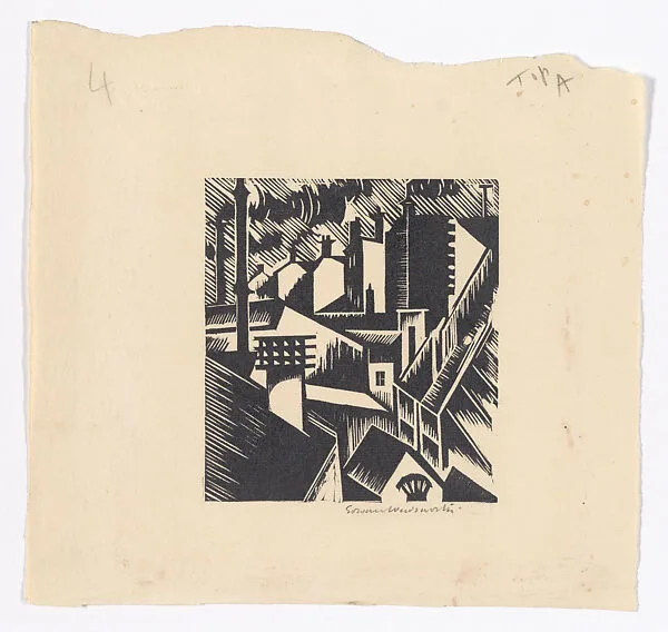 Townscape — Edward Alexander Wadsworth