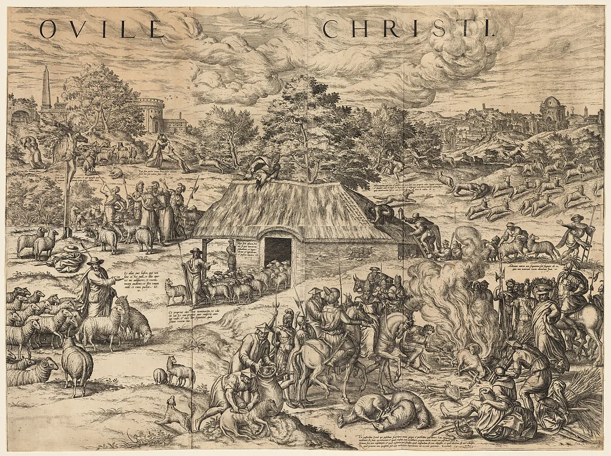 The Parable of the Good Shepherd — Anonymous, Netherlandish, late 16th century|Joris Hoefnagel