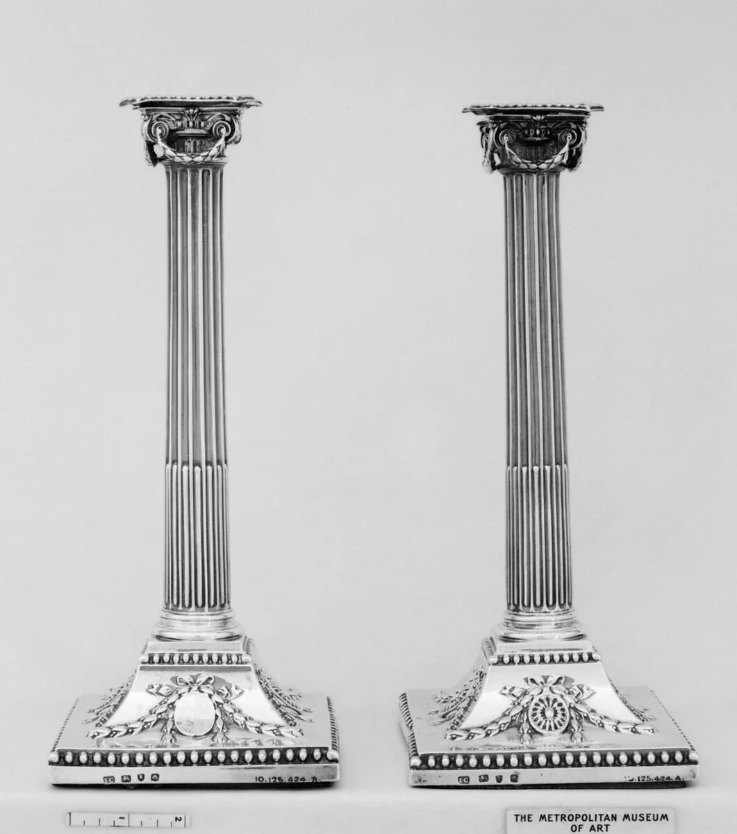 Pair of candlesticks — John Carter II