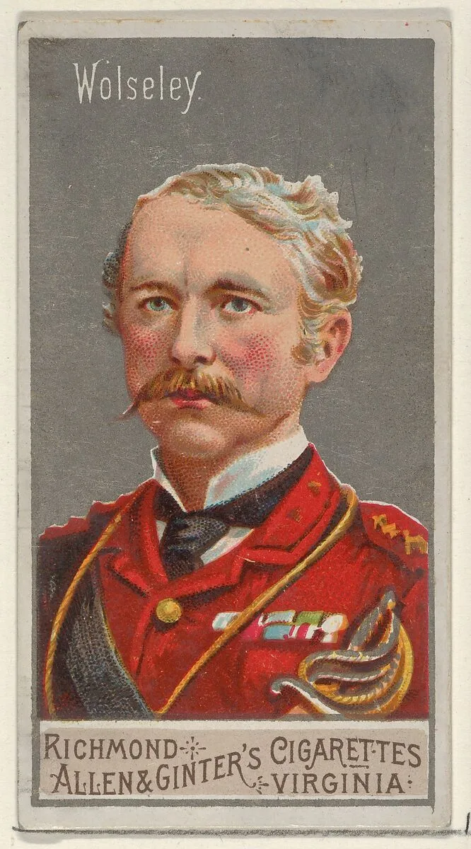 Garnet Joseph Wolseley, from the Great Generals series (N15) for Allen & Ginter Cigarettes Brands — Allen & Ginter|George S. Harris & Sons