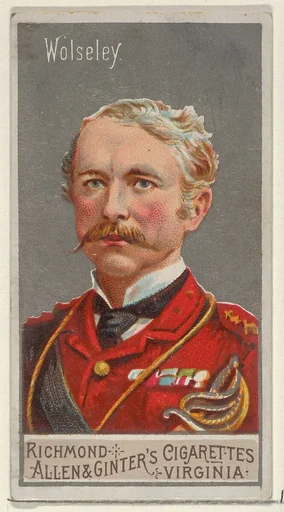Garnet Joseph Wolseley, from the Great Generals series (N15) for Allen & Ginter Cigarettes Brands