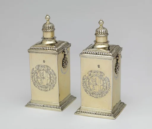 Pair of perfume bottles