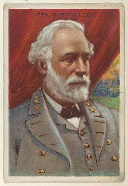 General Robert E. Lee, from the "Heroes of History" series (T68), issued with Miners Extra Smoking Tobacco, Natural Leaf Scrap, and Royal Bengals Little Cigars — Robert E. Lee|Royal Bengals Little Cigars