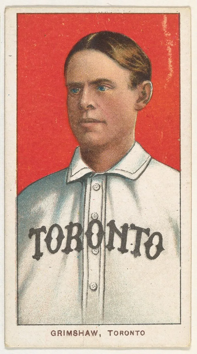 Grimshaw, Toronto, Eastern League, from the White Border series (T206) for the American Tobacco Company — American Tobacco Company