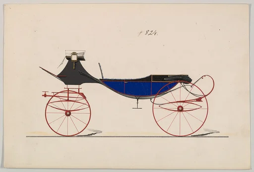 Design for Vis-à-vis/ Barouche, no. 824