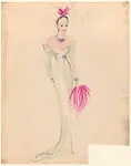 Drawing for a theatrical costume — Vincente Minnelli