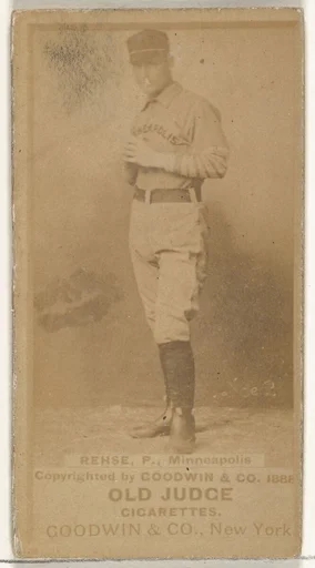 Rehse, Pitcher, Minneapolis, from the Old Judge series (N172) for Old Judge Cigarettes