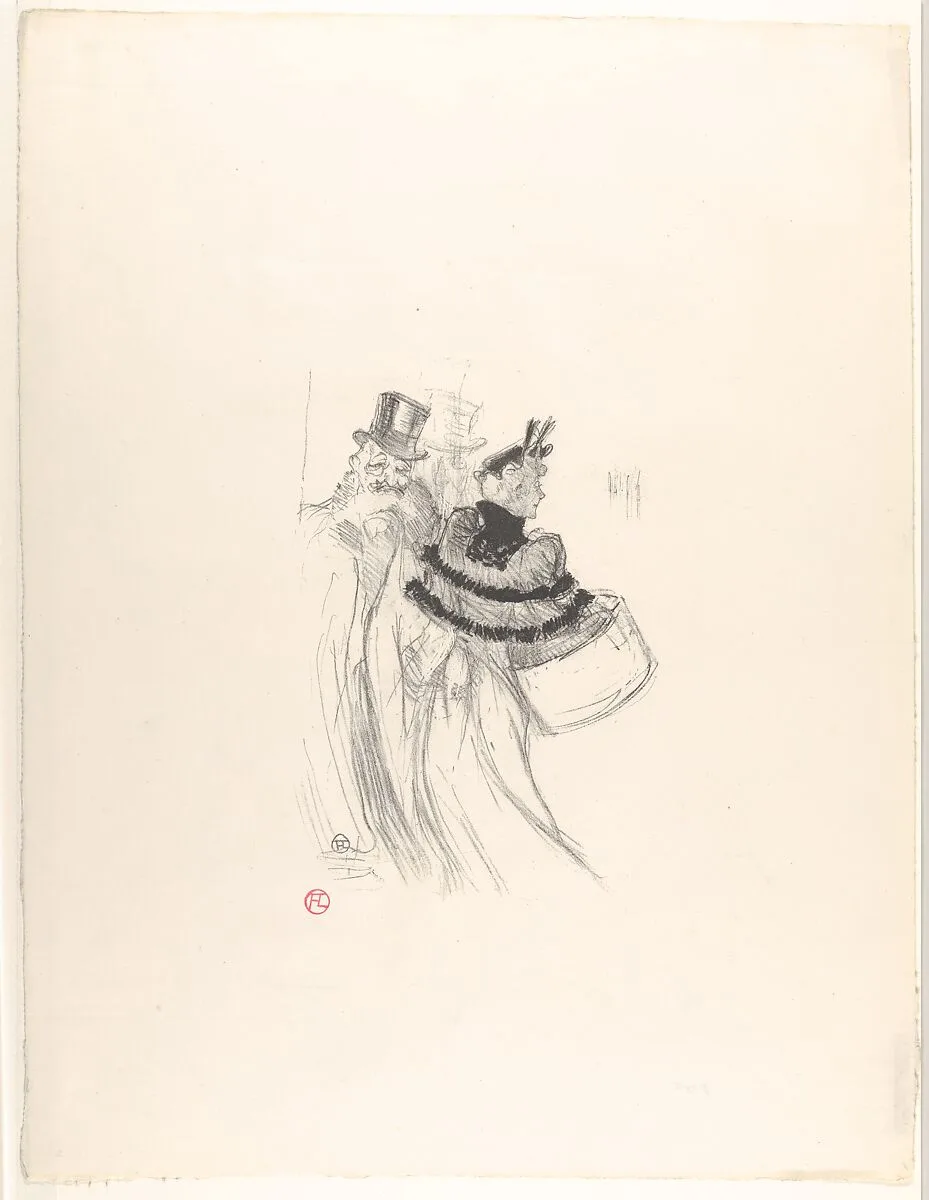 "Les Vieux Messieurs" (The Old Gentlemen) — Henri de Toulouse-Lautrec