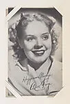 Alice Faye from Movie Stars Exhibit Cards series (W401) — Unknown