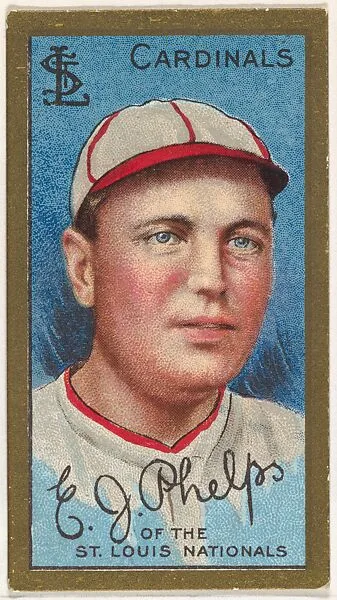 Edward J. Phelps, St. Louis Cardinals, National League, from the "Baseball Series" (Gold Borders) set (T205) issued by the American Tobacco Company — American Tobacco Company