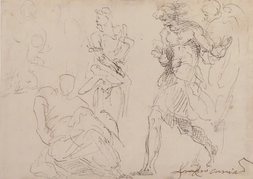 Standing and Seated Figures