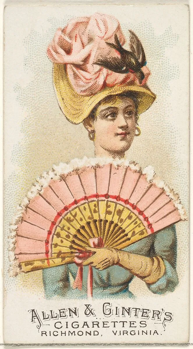 Plate 27, from the Fans of the Period series (N7) for Allen & Ginter Cigarettes Brands — Allen & Ginter|Schumacher & Ettlinger