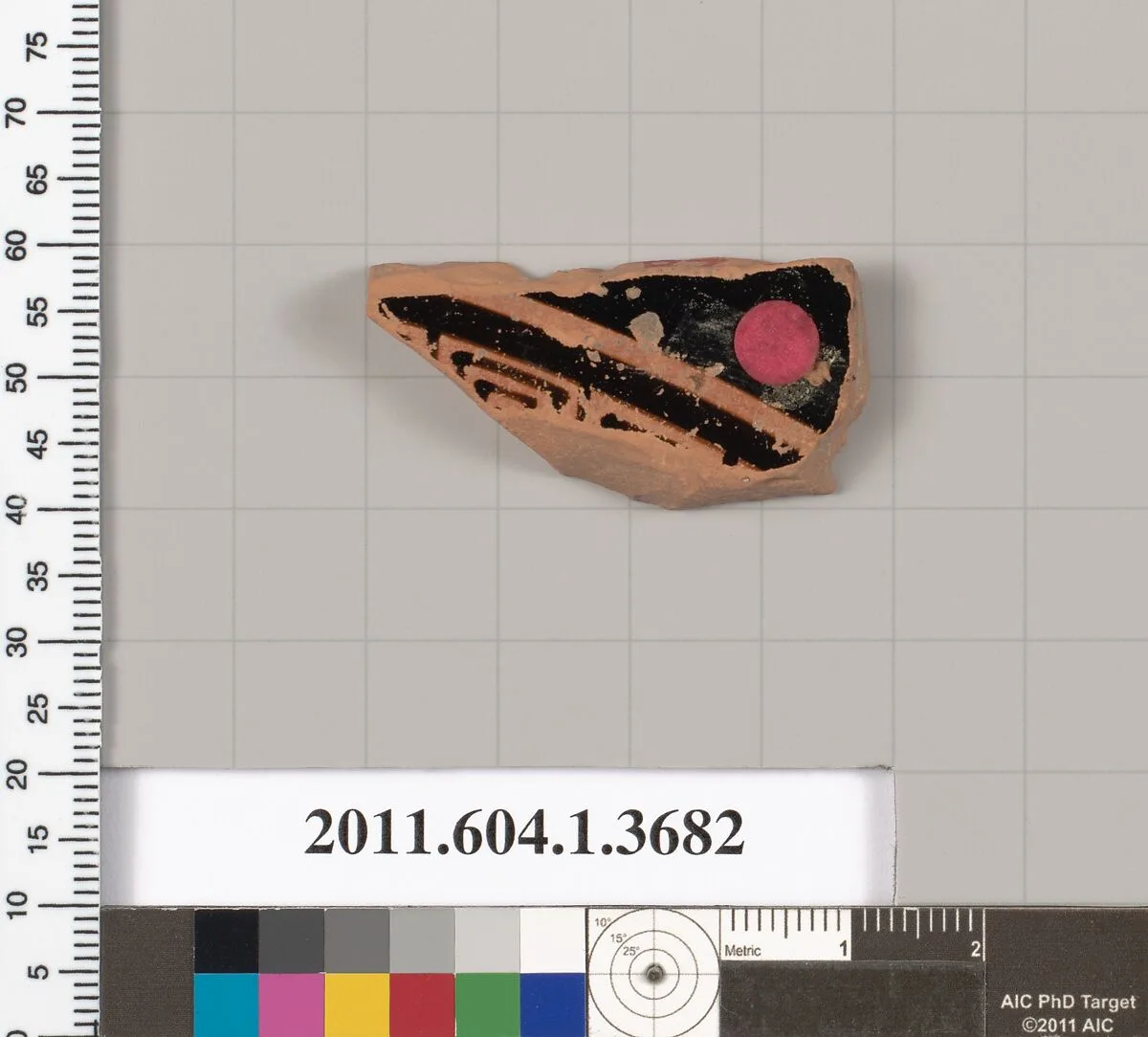 Terracotta fragment of a kylix (drinking cup) — Unknown
