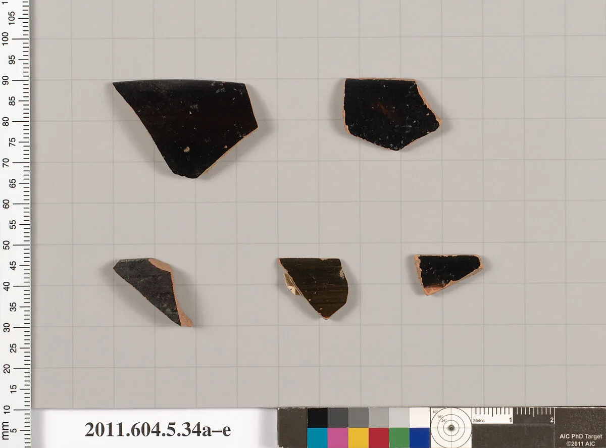 Terracotta rim fragments of kylikes (drinking cups) — Unknown