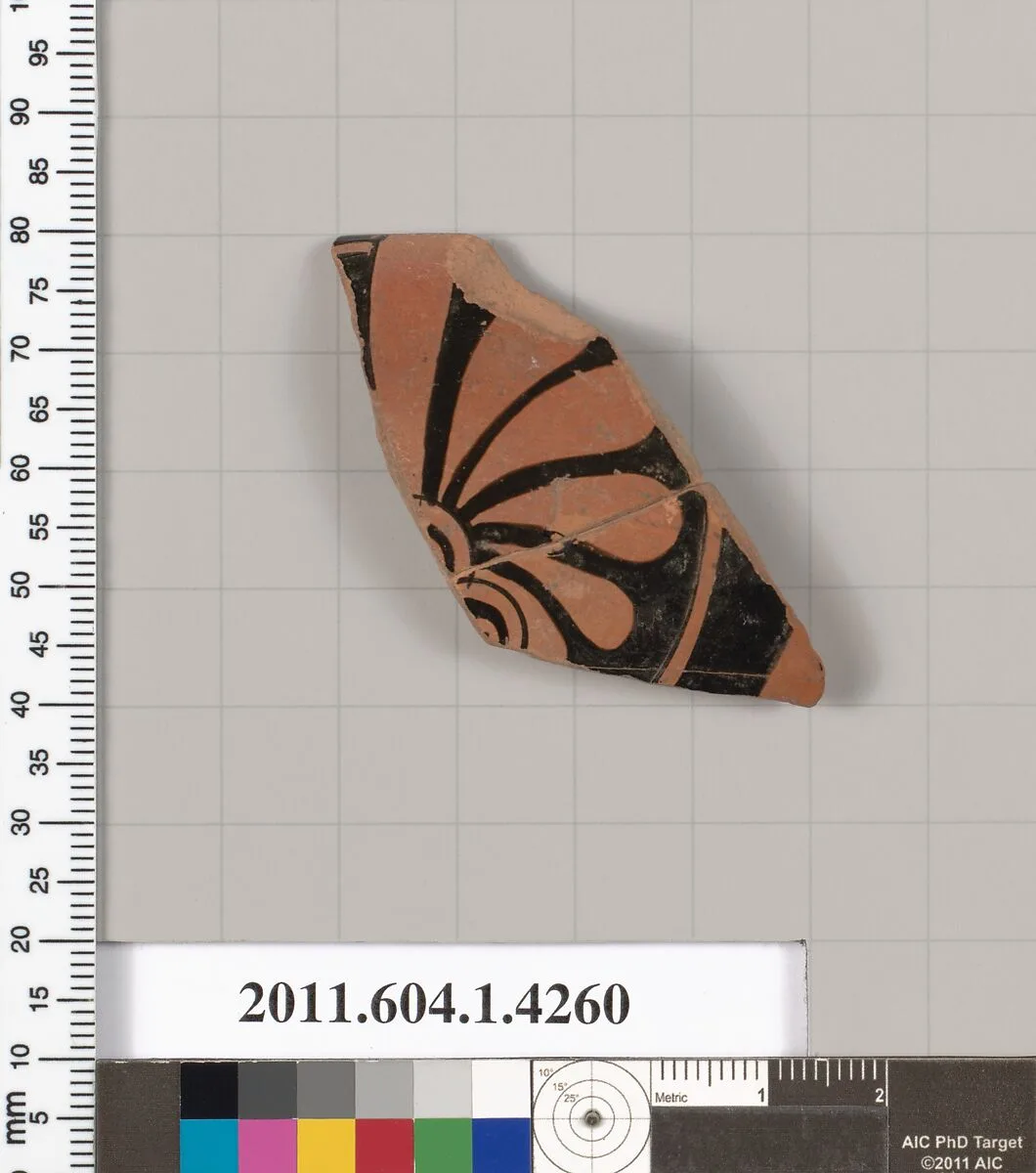 Terracotta rim fragment of a kylix (drinking cup) — Unknown