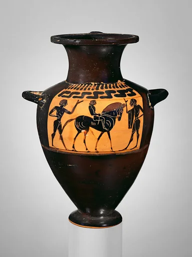 Terracotta hydria (water jar)