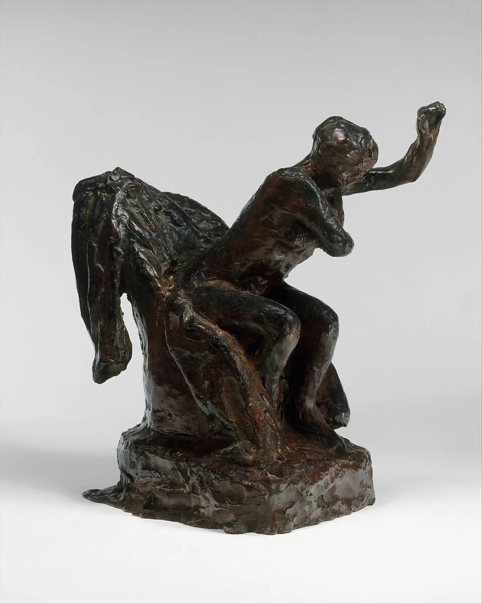 Woman Seated in Armchair Wiping Her Left Armpit — Edgar Degas|A.-A. Hébrard et Cie