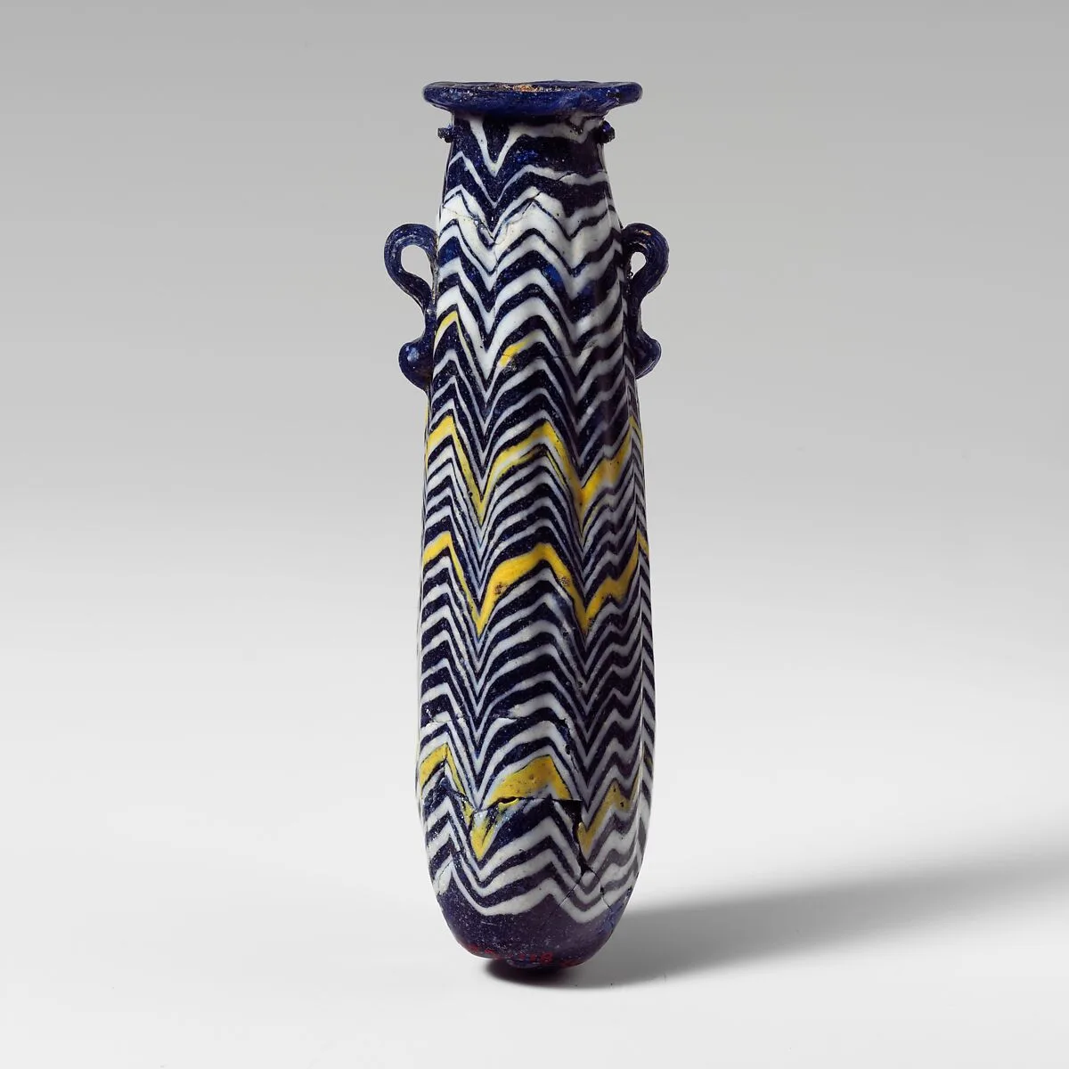 Glass alabastron (perfume bottle) — Unknown