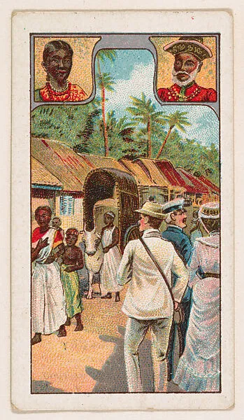 In Colombo, Native Town, bakery card from the Around the World Series (D92), issued by White Star Bakery — White Star Bakery