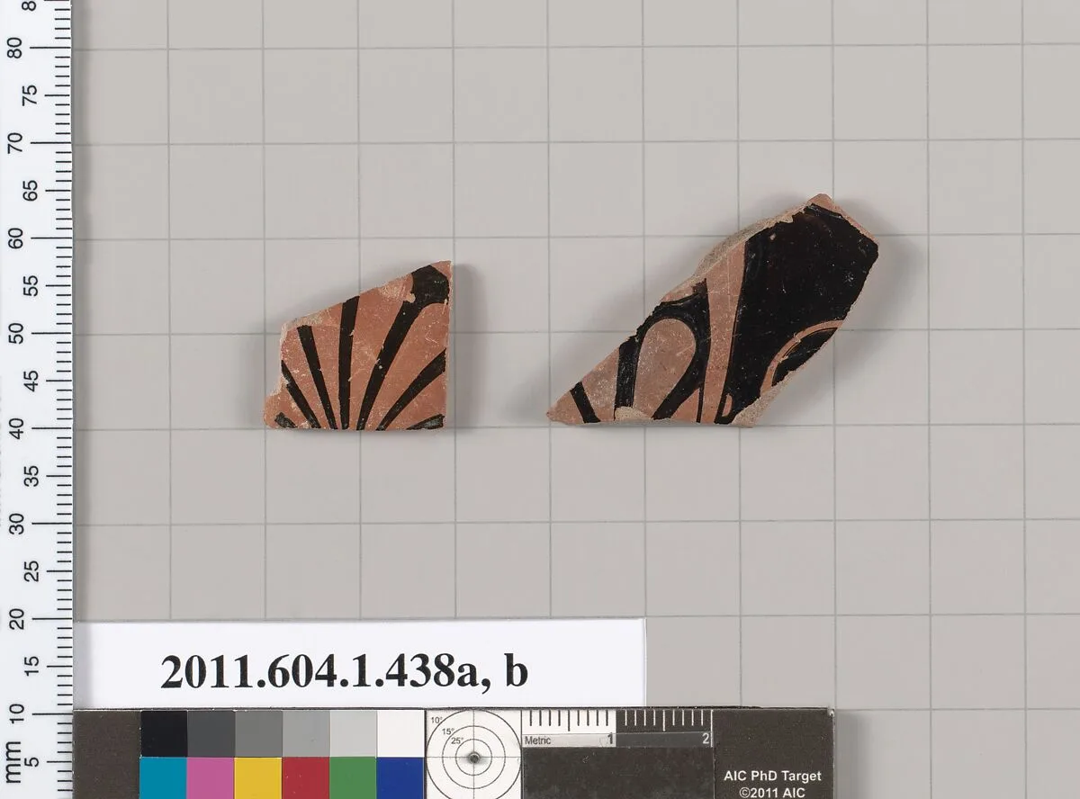 Terracotta fragments of a kylikes (drinking cups) — Unknown