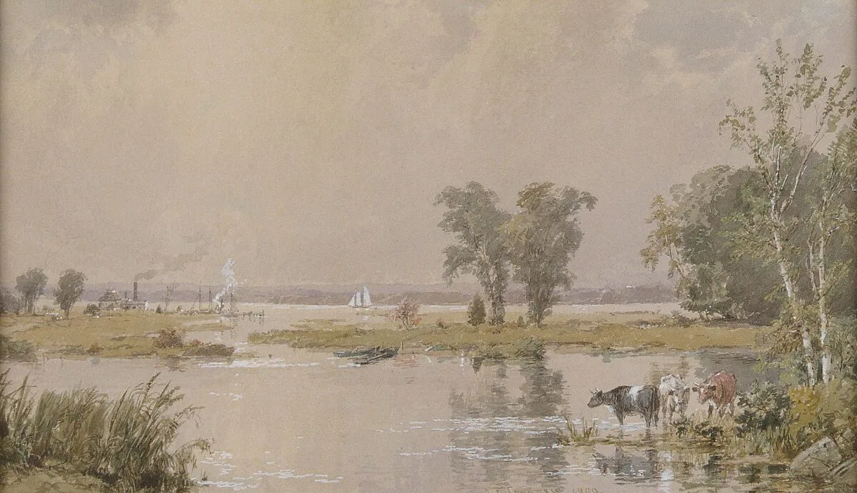 Hackensack Meadows — Jasper Francis Cropsey
