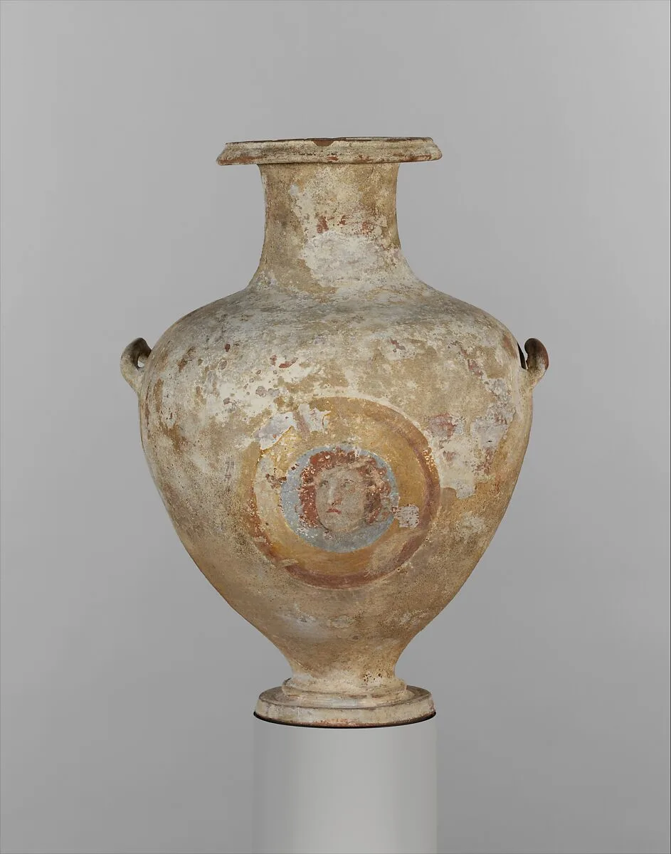 Terracotta Hadra hydria (water jar) — Unknown
