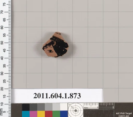 Terracotta fragment of a kylix (drinking cup)