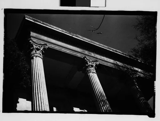 [Column Detail of Belle Grove Plantation House, White Castle, Louisiana]