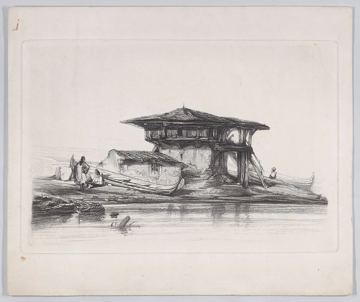 A House in Smyrna — Alexandre-Gabriel Decamps