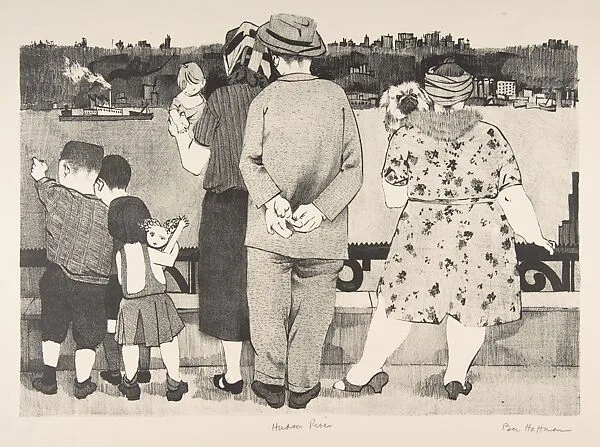 The Hudson River — Ben Hoffman Abramowitz|WPA