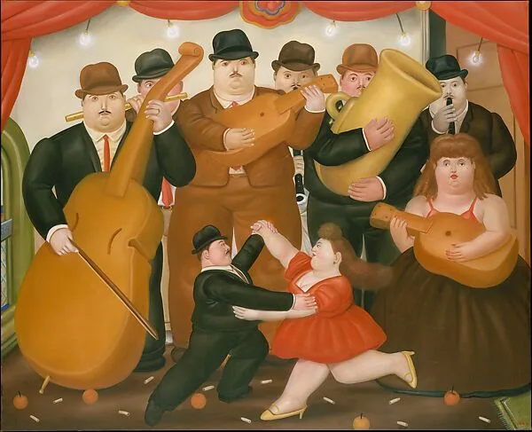 Dancing in Colombia — Fernando Botero