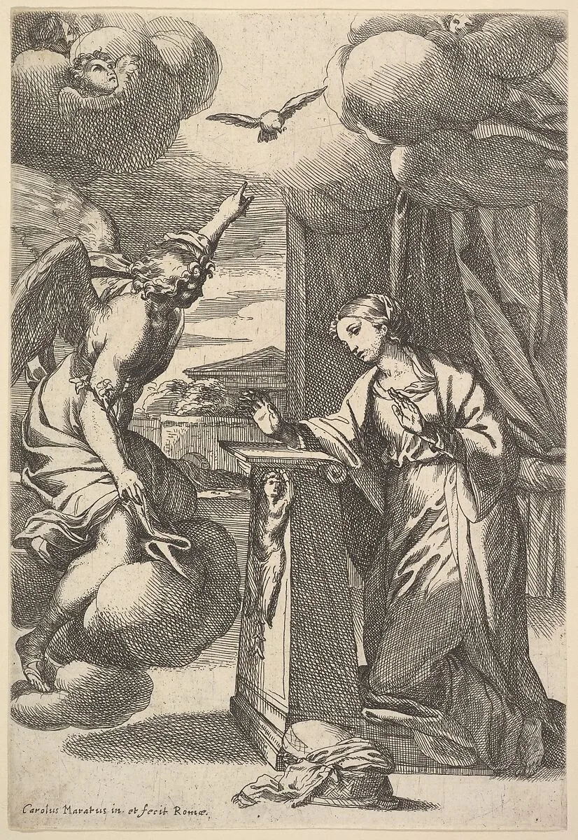 The Annunciation — Carlo Maratti
