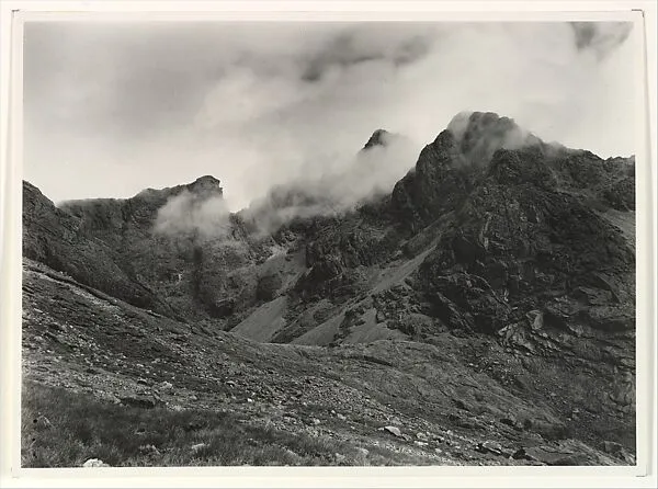 The Heart of the Black Cullin with Mist Swirling Around Squrr, Alasdair — Robert Moyes Adam