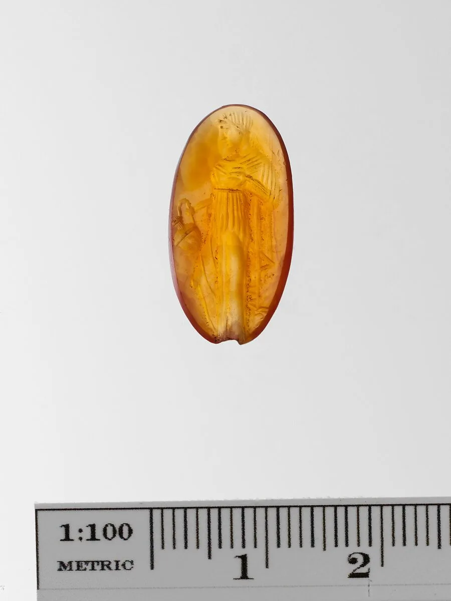 Sard ring stone — Unknown
