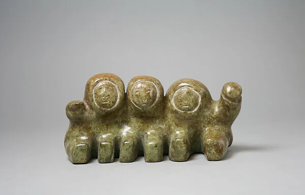 Three Figures in Parkas — Temela