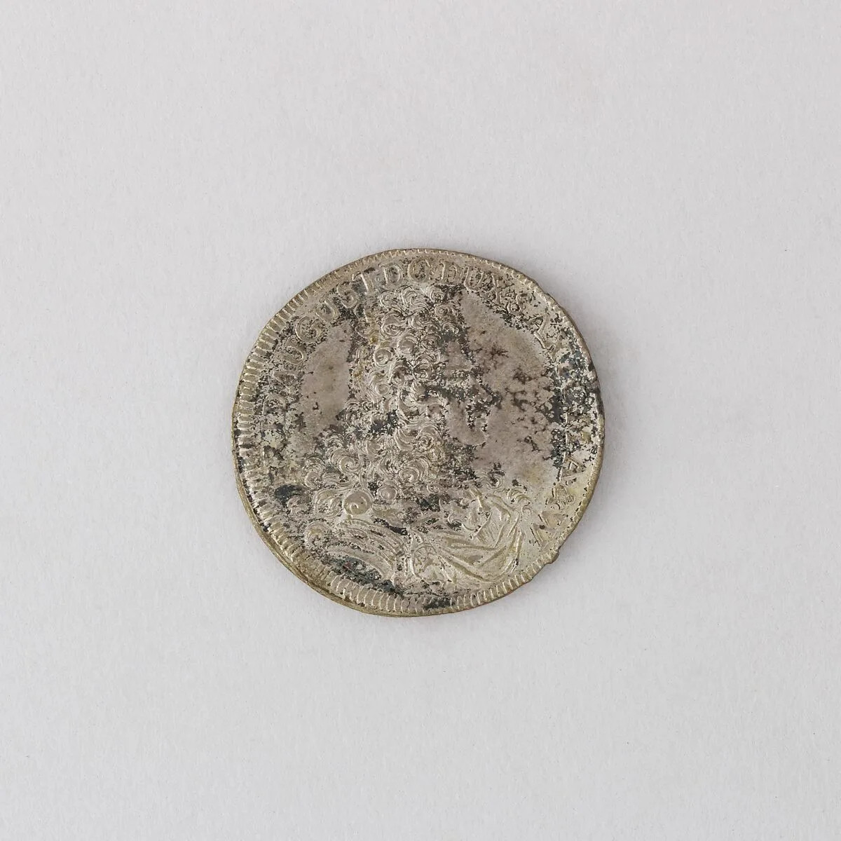 Coin (Two-Thirds Thaler) Showing Frederick Augustus I, Duke and Elector of Saxony — Unknown