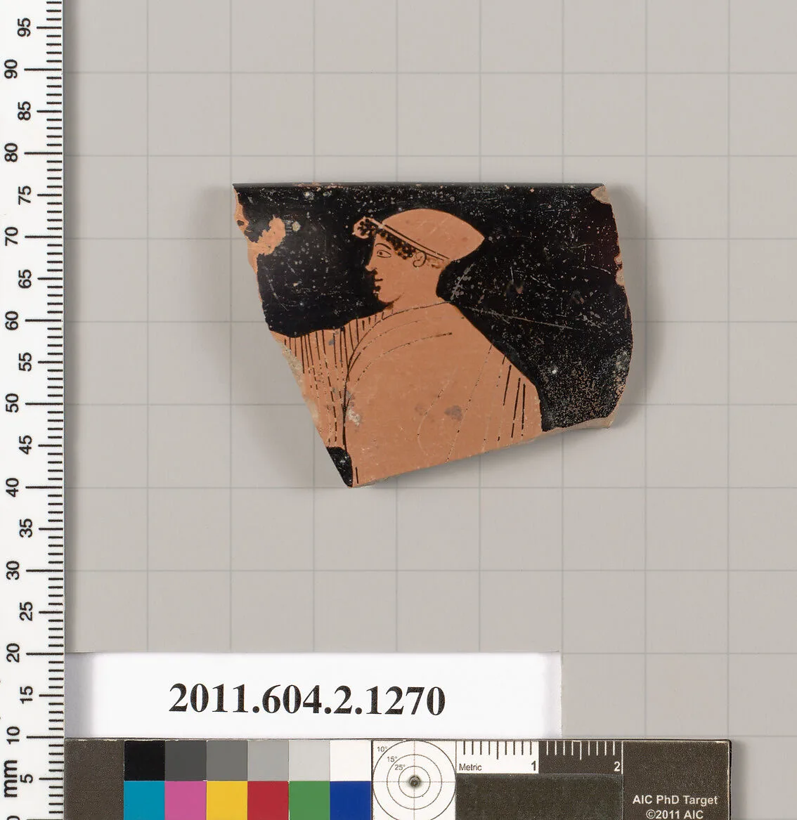 Terracotta rim fragment of a skyphos (deep drinking cup) — Unknown