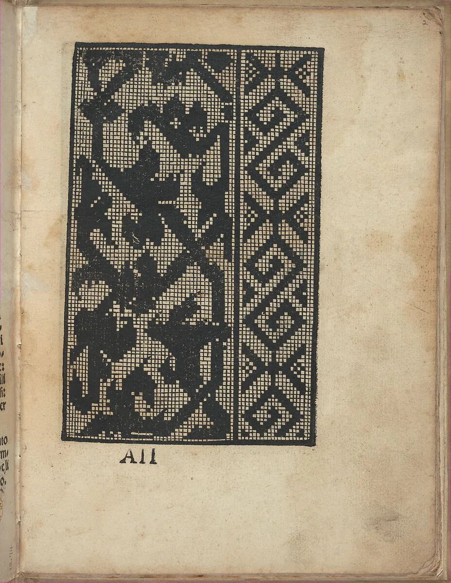 Esemplario di Lauori..., page 2 (recto) — Giovanni Andrea Vavassore|Florio Vavassore